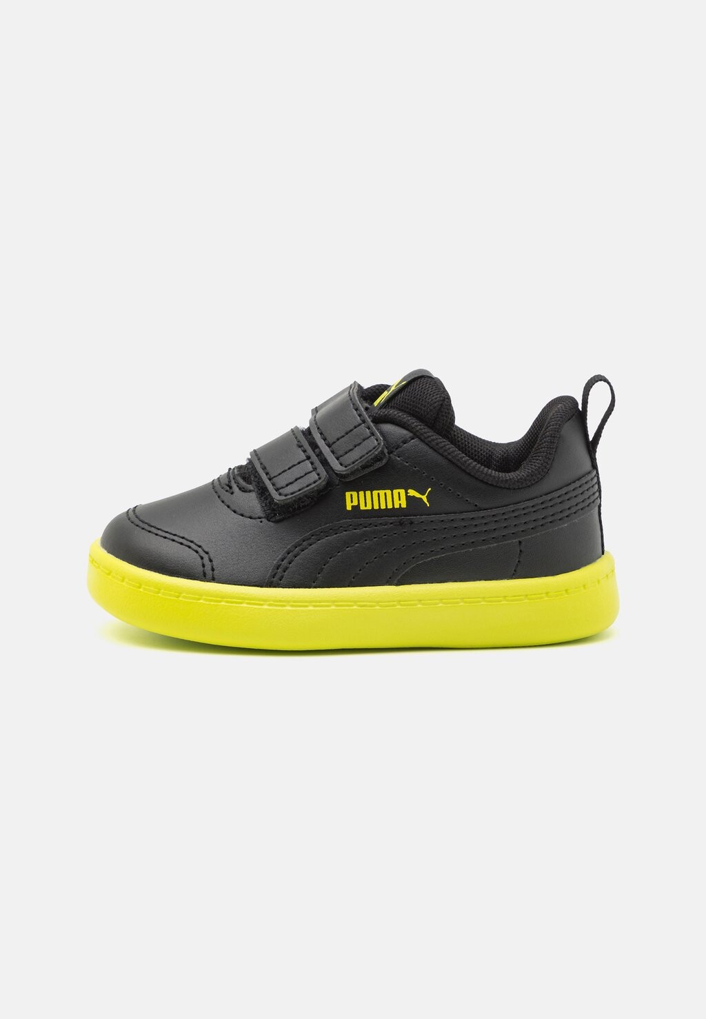 

Кроссовки Courtflex V2 Unisex Puma, цвет puma black/nrgy yellow