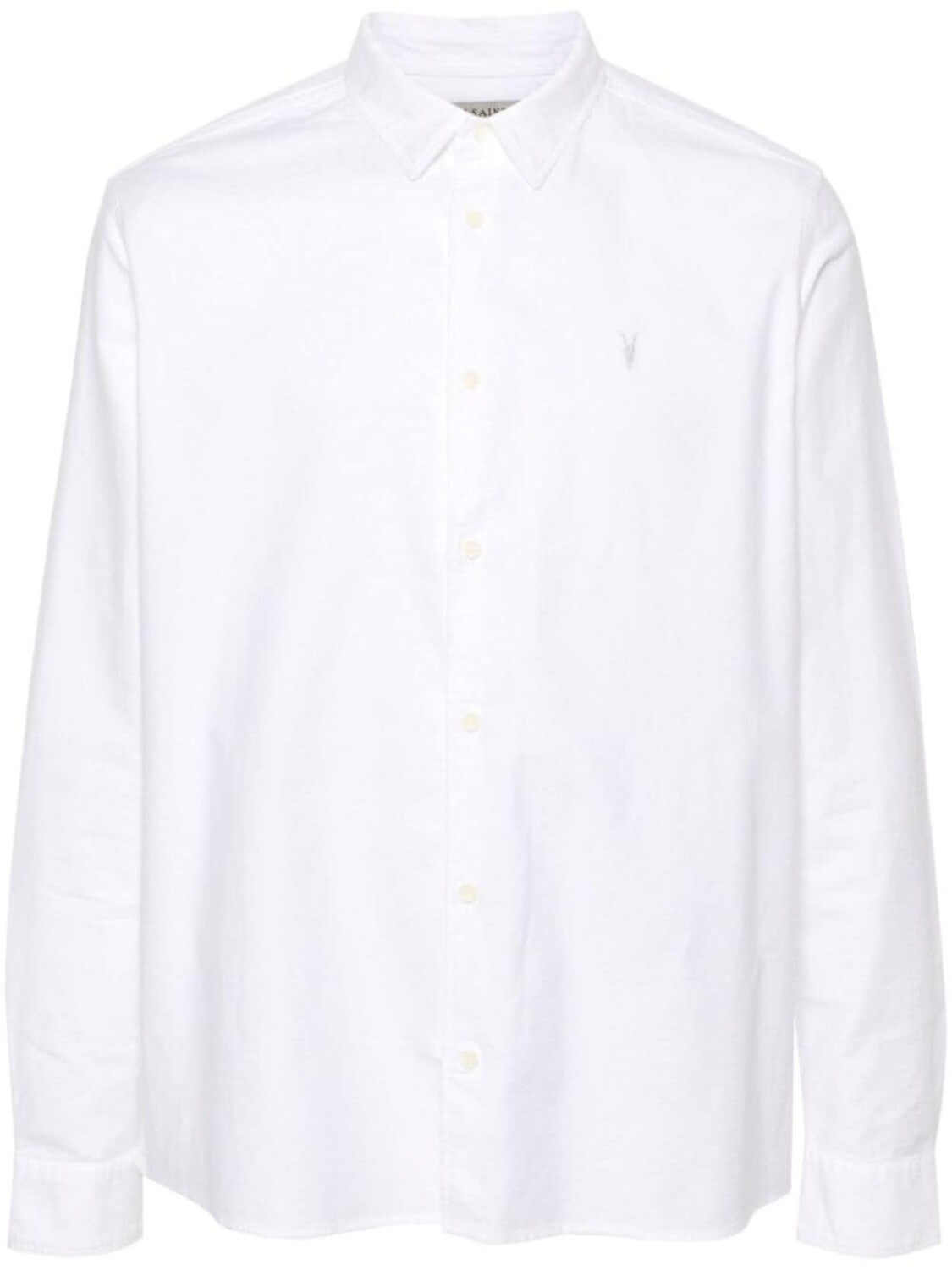 

AllSaints холщовая рубашка Hermosa, белый