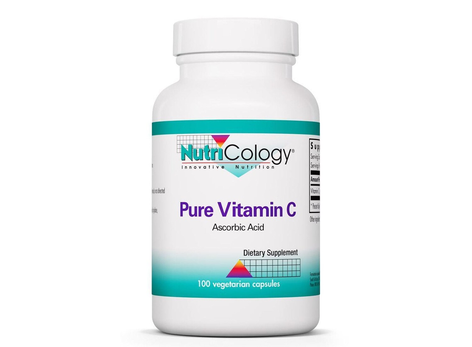 

Nutricology, Чистый витамин С, 100 вегетарианских капсул