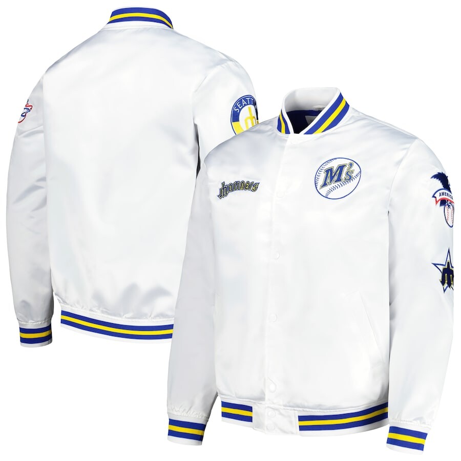 

Куртка Mitchell & Ness Seattle Mariners, белый