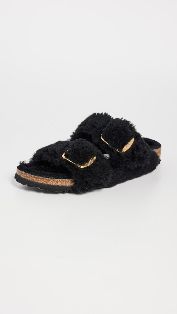 

Сандалии Birkenstock Arizona Big Buckle Teddy, черный