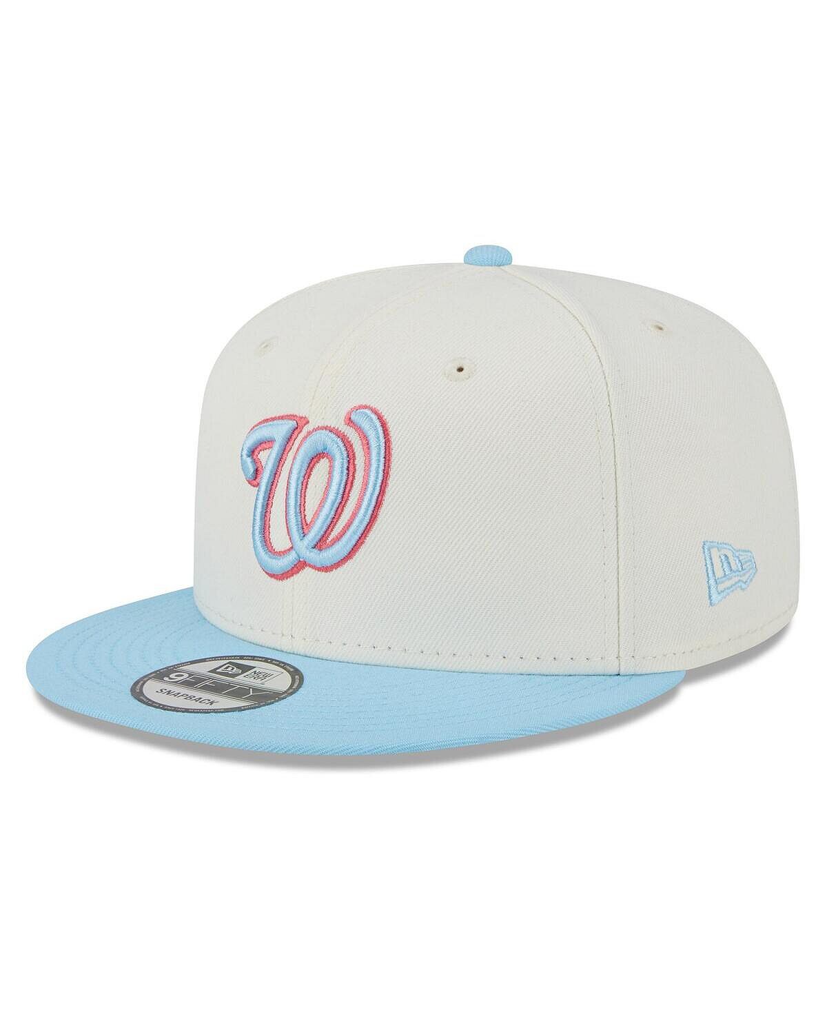 

Мужская кремовая, голубая кепка Washington Nationals Spring Basic двухцветная кепка Snapback 9FIFTY New Era