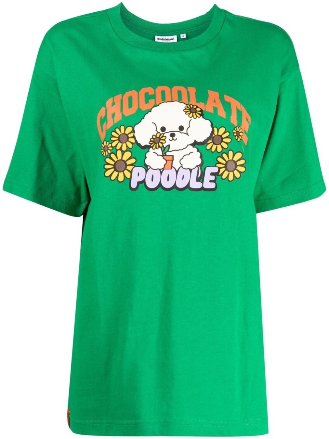 

Футболка с принтом Chocoolate Poodle CHOCOOLATE, зеленый