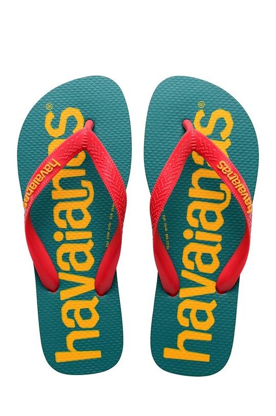 

Детские шлепанцы Havaianas LOGOMANIA, бирюзовый