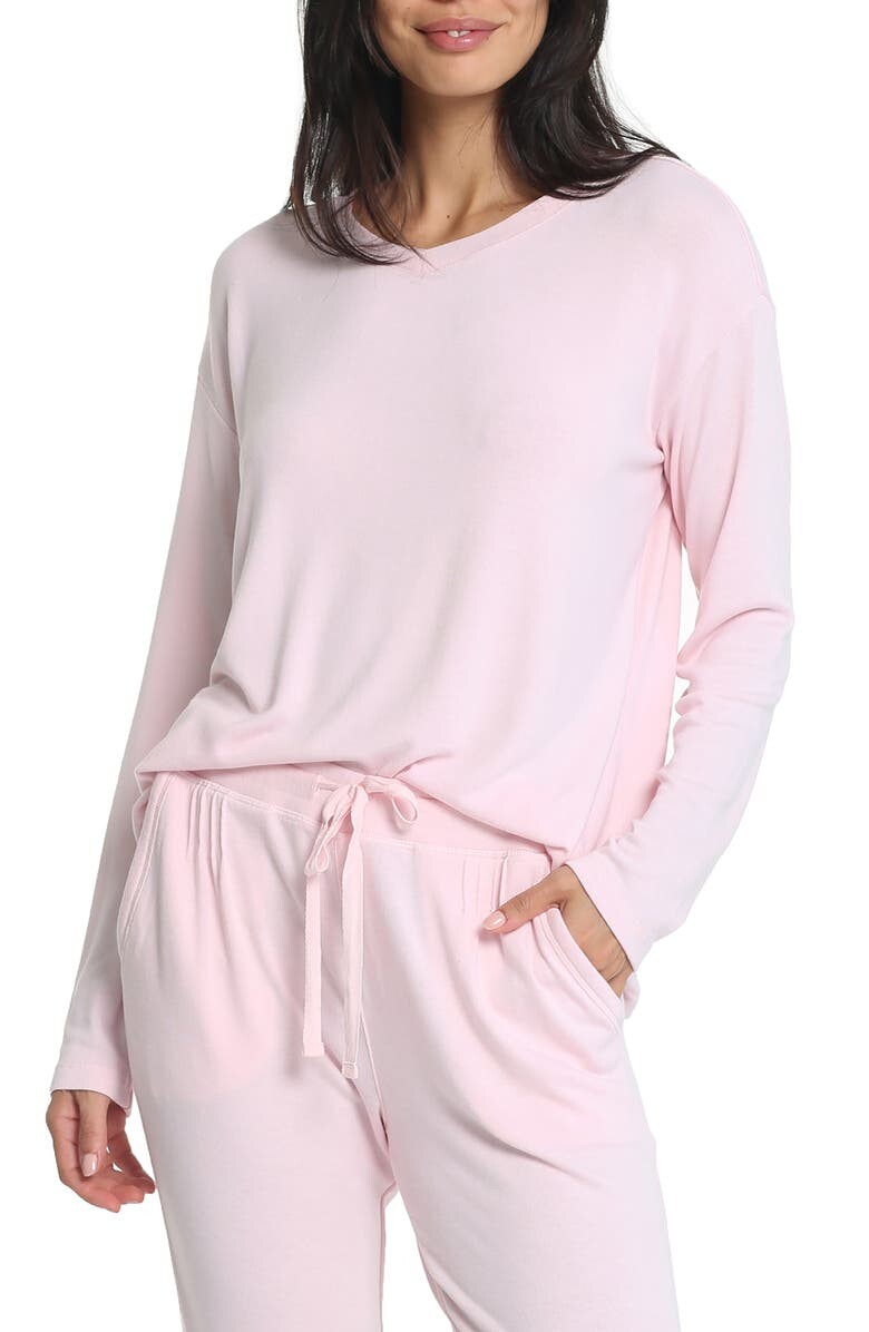 

Пижамный топ Feather Soft с v-образным вырезом и длинными рукавами PAPINELLE