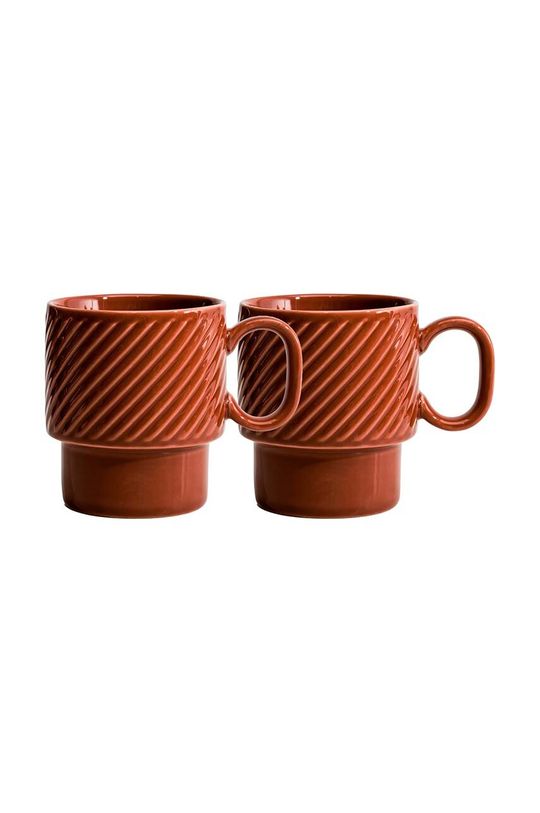 Набор чашек Coffee & More, 2 шт. Sagaform, оранжевый