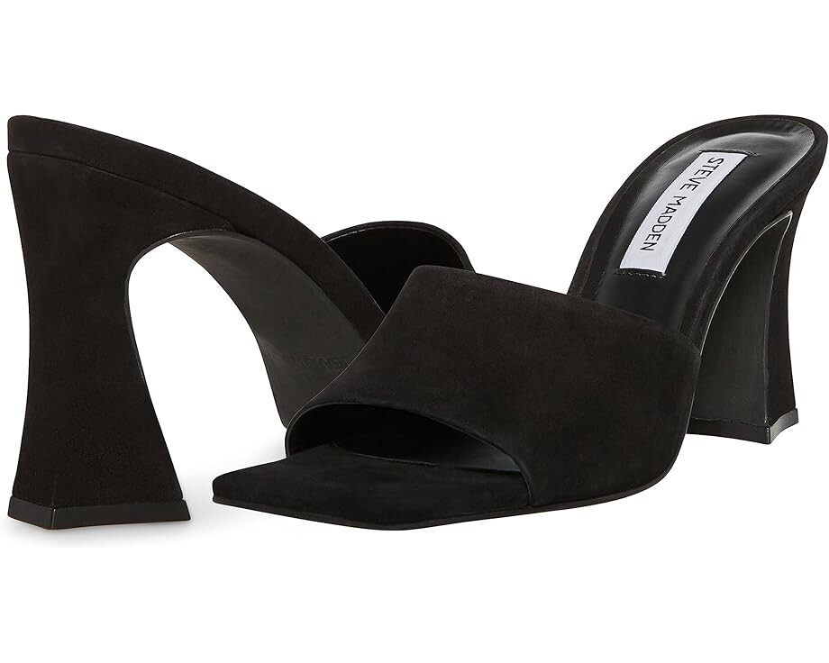 

Туфли Steve Madden Fairfax Heeled Sandal, цвет Black Nubuck
