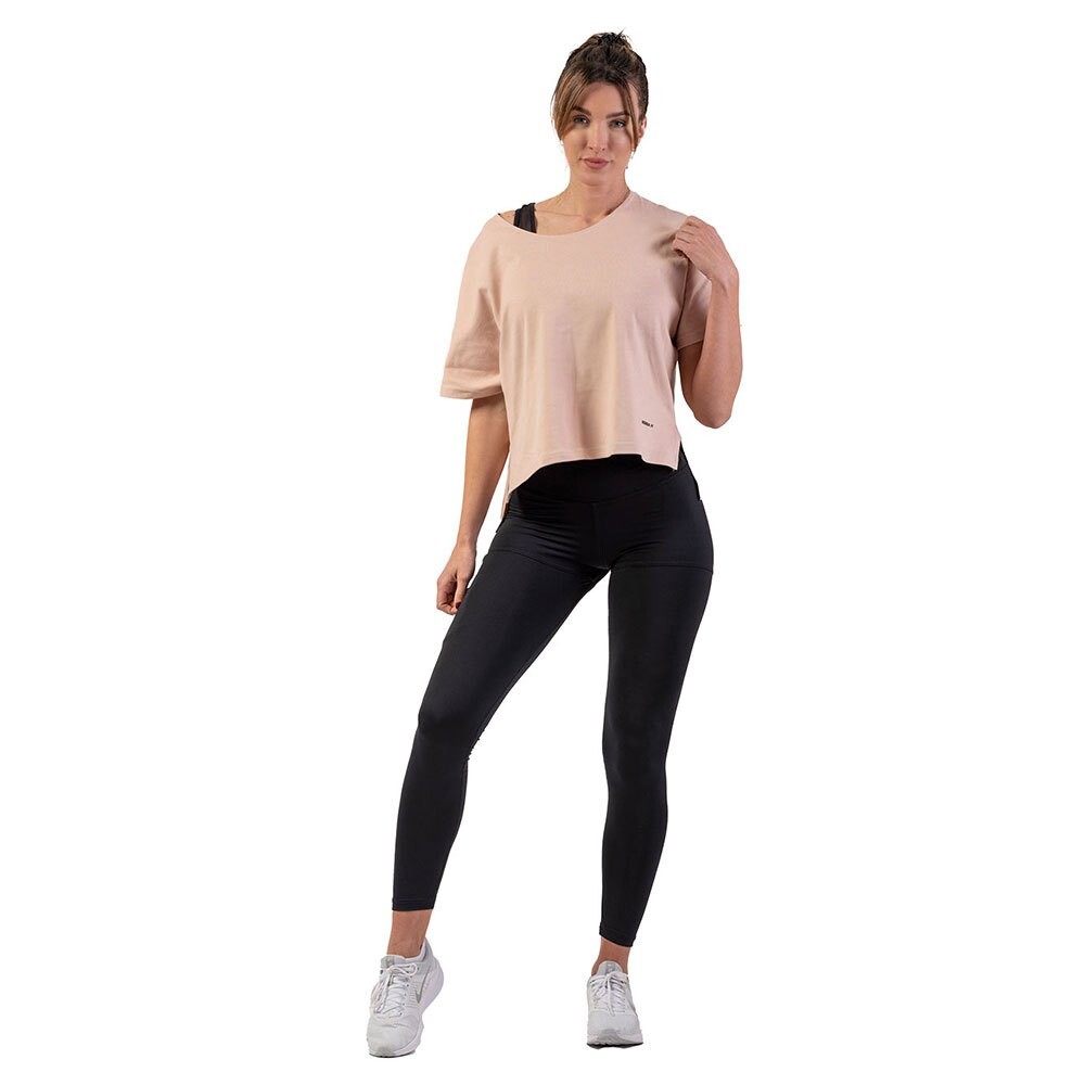 

Спортивный топ Nebbia Organic Cotton Loose Fit The Minimalist Crop 417, черный