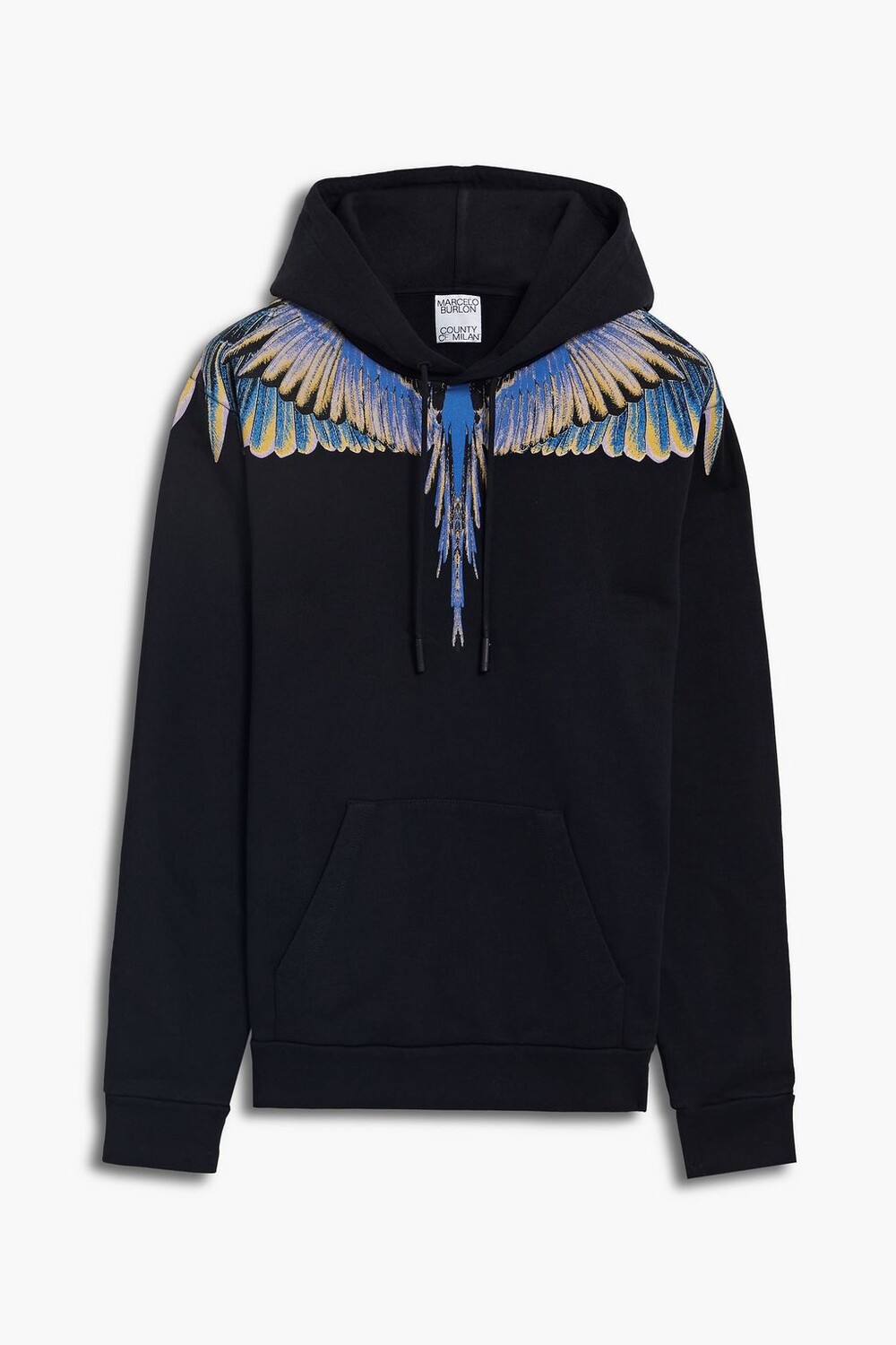 

Толстовка из французской махровой ткани с принтом MARCELO BURLON, черный