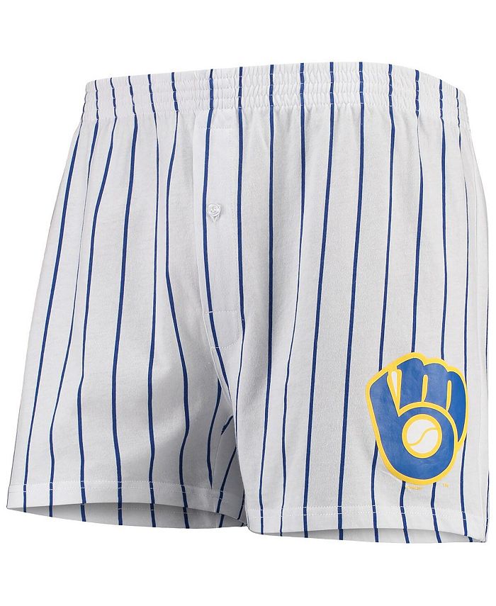 

Мужские белые боксеры Milwaukee Brewers Vigor Concepts Sport, цвет White