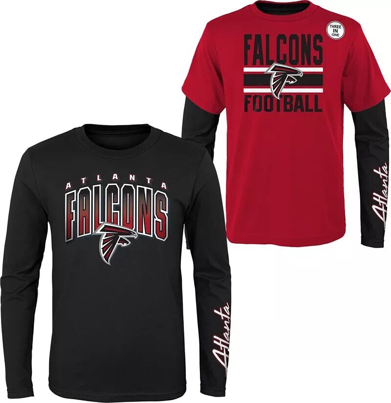 

Nfl Team Apparel Футболка 3-в-1 для мальчиков Atlanta Falcons, любимая фанатами