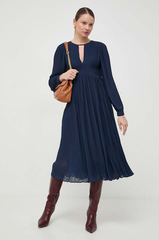 Платье MICHAEL Michael Kors, темно-синий цена и фото