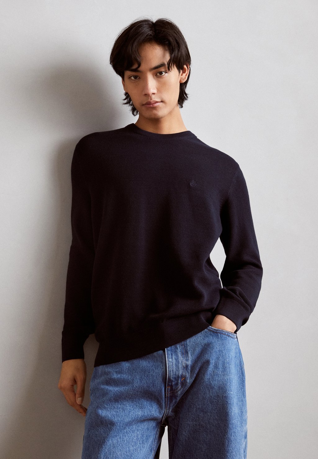 

Вязаный свитер CREWNECK Marc O'Polo, цвет dark navy