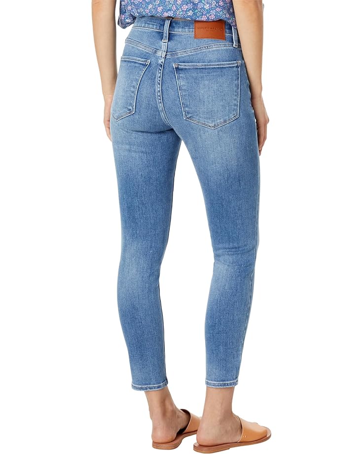 цена Джинсы Lucky Brand Bridgette High-Rise Skinny Jeans in Wanderer, цвет Wanderer