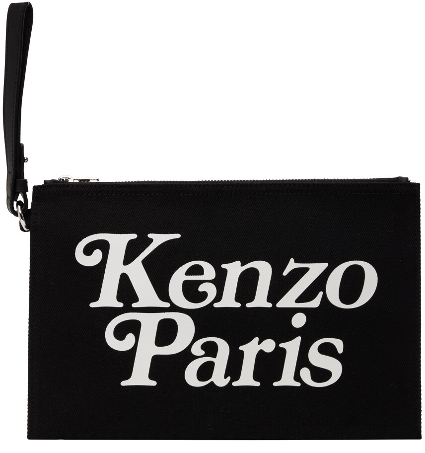 

Большой клатч Paris Paris черного цвета Kenzo