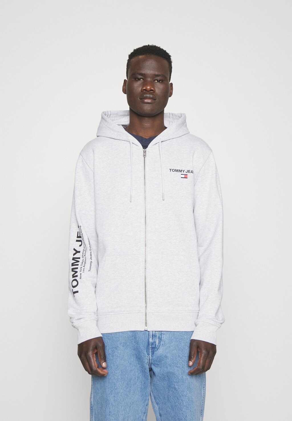 

Толстовка на молнии Tommy Jeans, Серый
