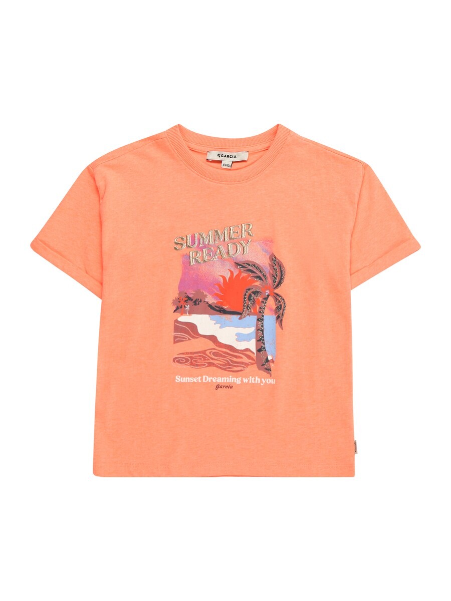 

Футболка GARCIA, цвет Dark orange/mottled orange