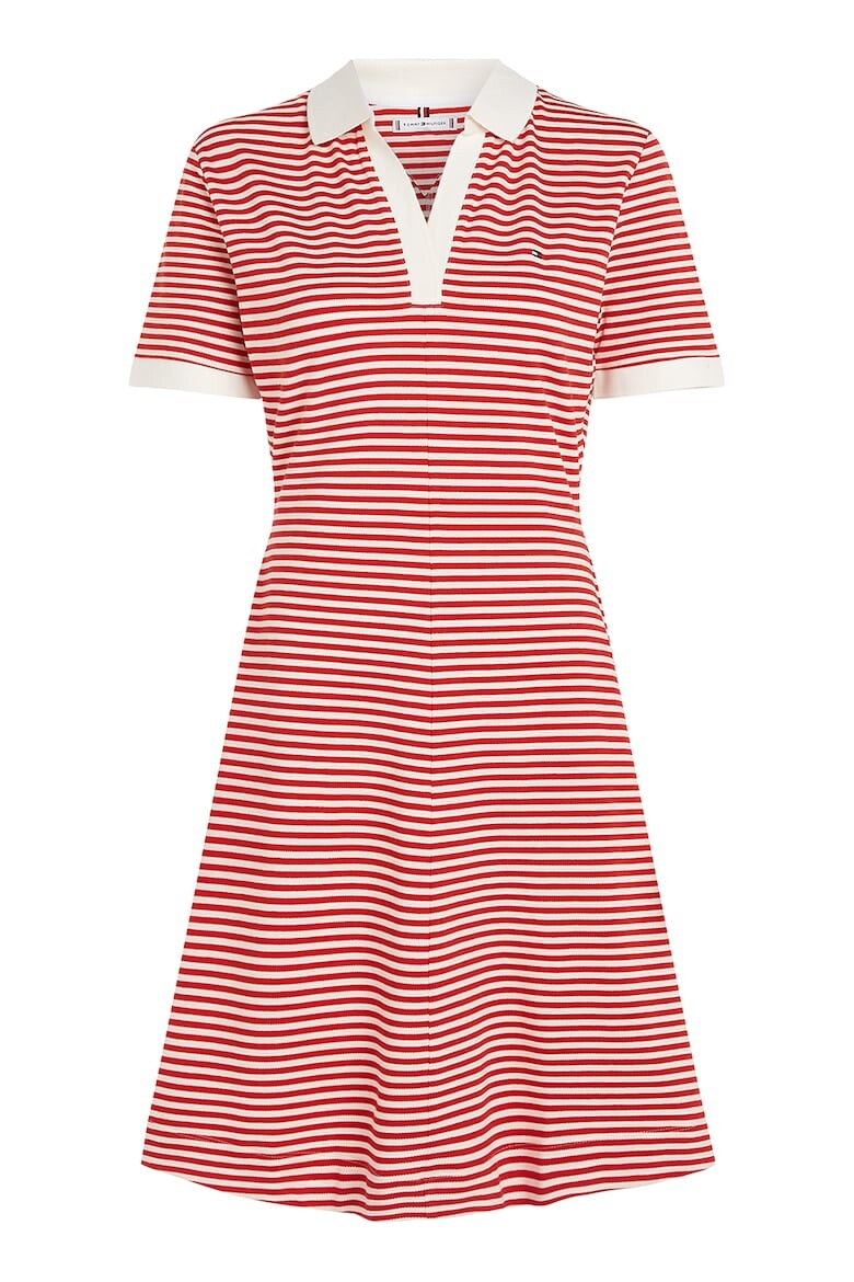 

Платье из лиоцелла и хлопка с короткими рукавами Tommy Hilfiger, красный