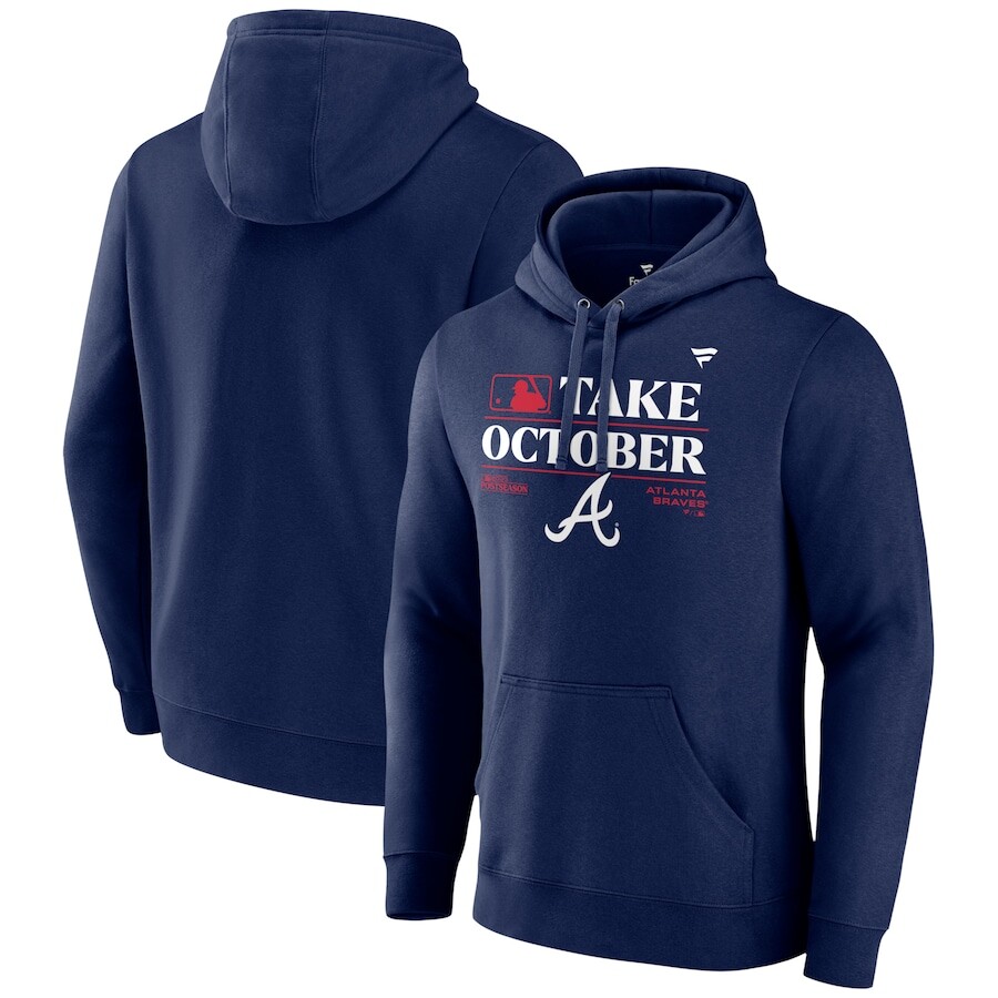 

Пуловер с капюшоном Fanatics Branded Atlanta Braves, нави