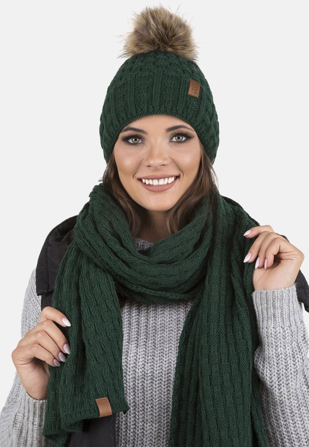 

Шапочка Vivisence, зеленая