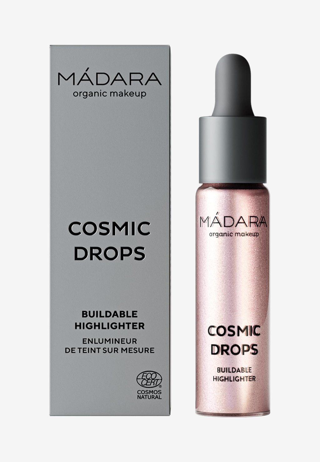 Хайлайтер Cosmic Drops Buildable Highlighter MÁDARA, цвет cosmic rose