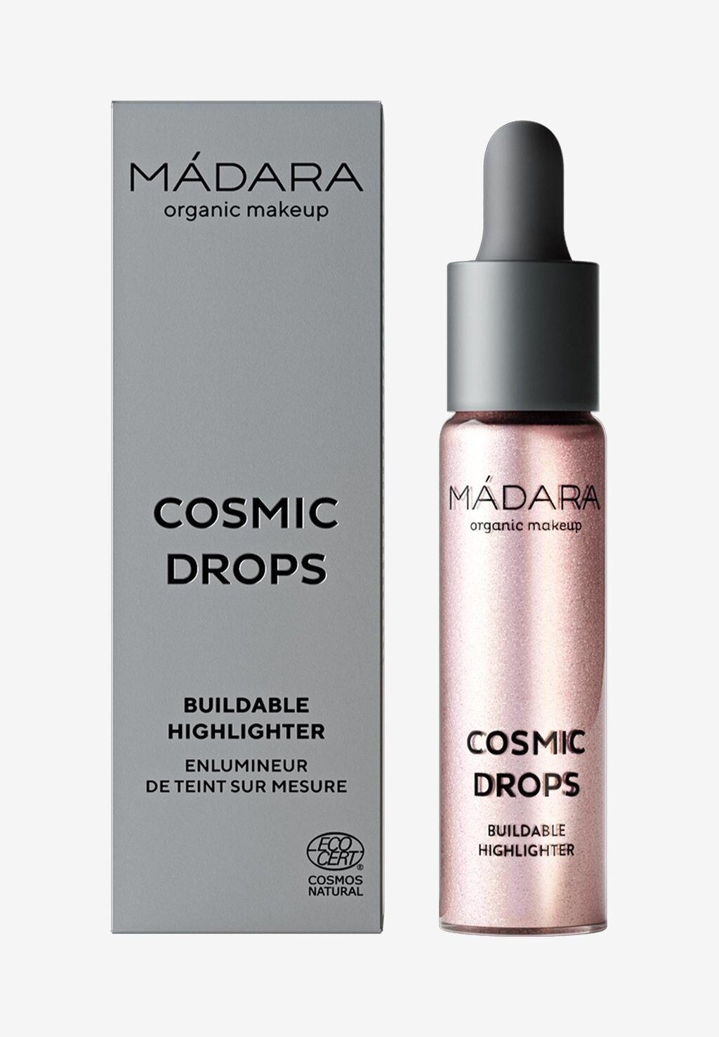 

Хайлайтер Cosmic Drops Buildable Highlighter MÁDARA, цвет cosmic rose