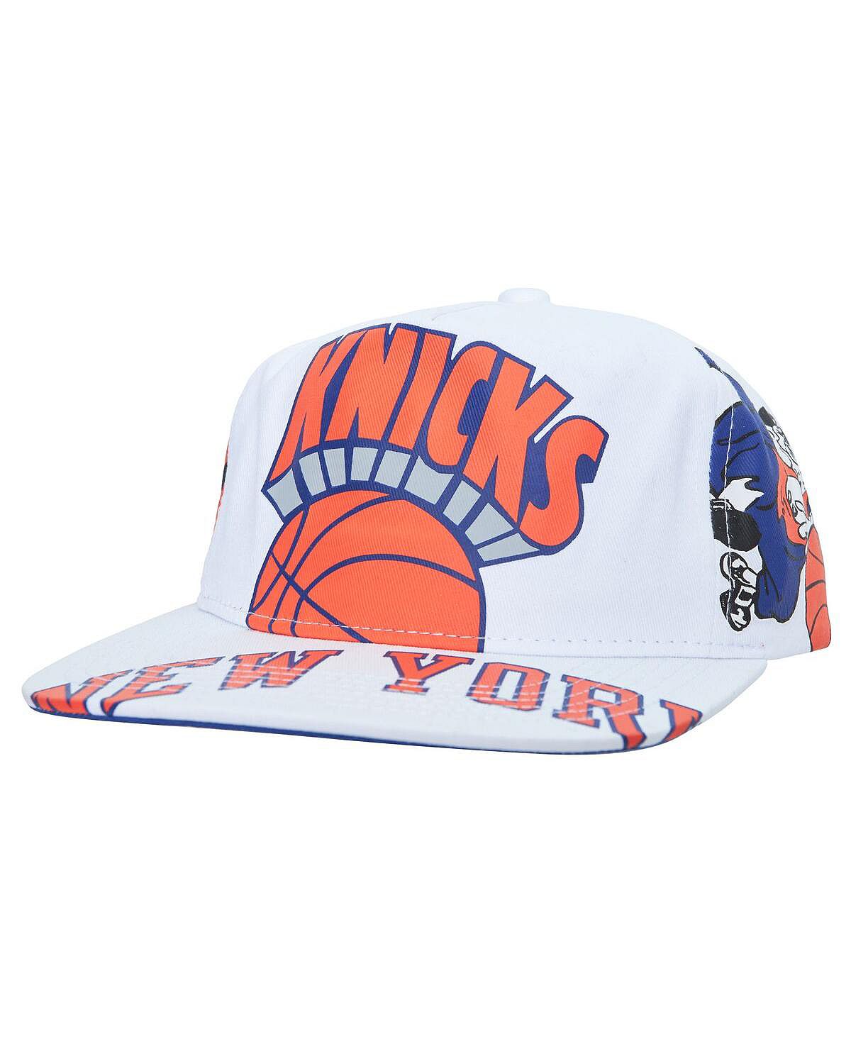 

Мужская белая кепка New York Knicks Hardwood Classics In Your Face Deadstock Snapback Mitchell & Ness