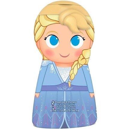 

3D Рисунок Эльза Гель для душа и шампунь 2-в-1 с формулой мягкого ухода, 400 мл, Frozen Ii