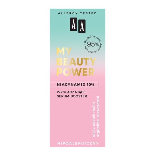 

Разглаживающая сыворотка-бустер 15мл AA My Beauty Power Niacinamine 10%