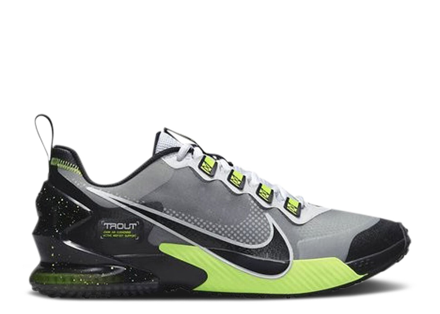 

Кроссовки Nike Force Zoom Trout Ltd Tf 'Light Smoke Grey Volt', серый