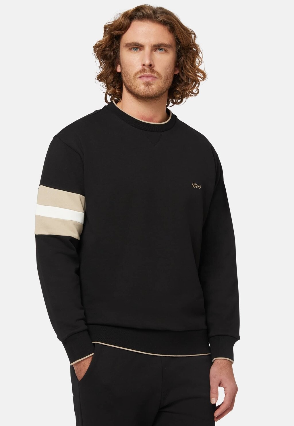 

Толстовка Crew Neck Boggi Milano, черный