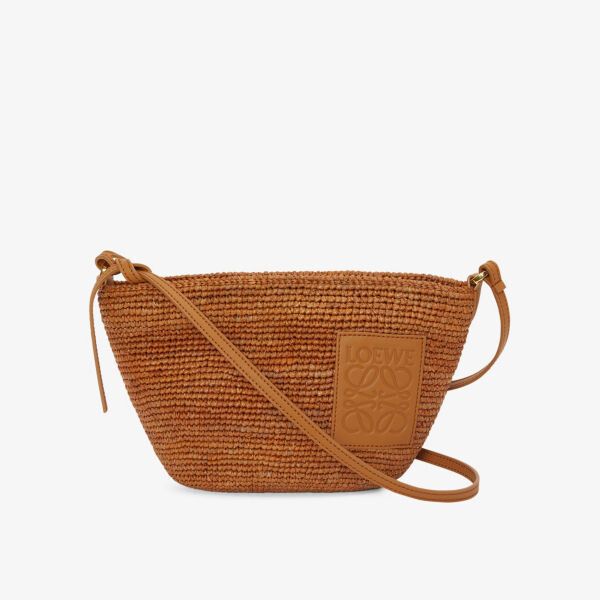 

Сумка-Кошелек из рафии с разрезом Loewe, золотой