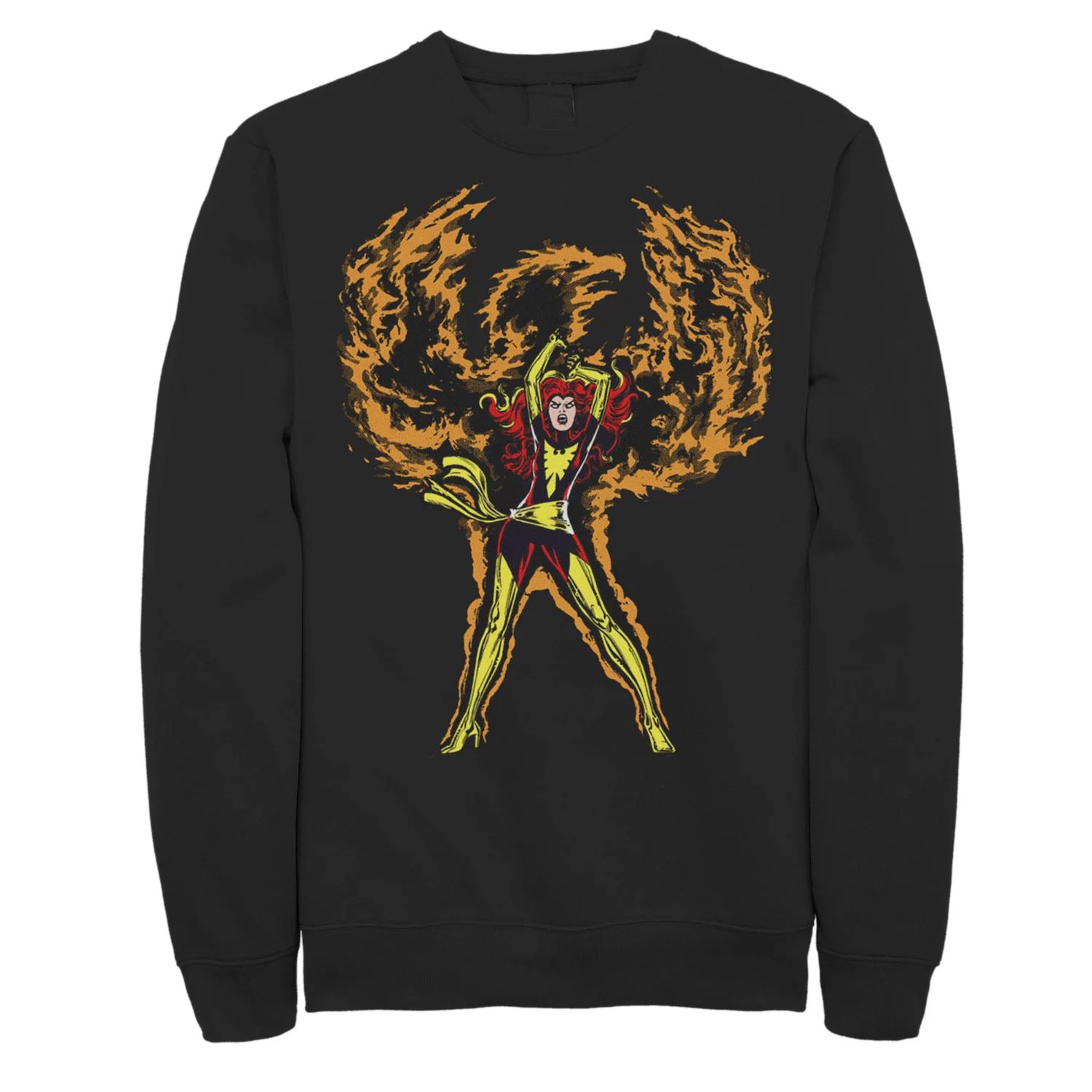Мужская классическая толстовка X-Men Dark Phoenix Fire Fire Marvel fire b men