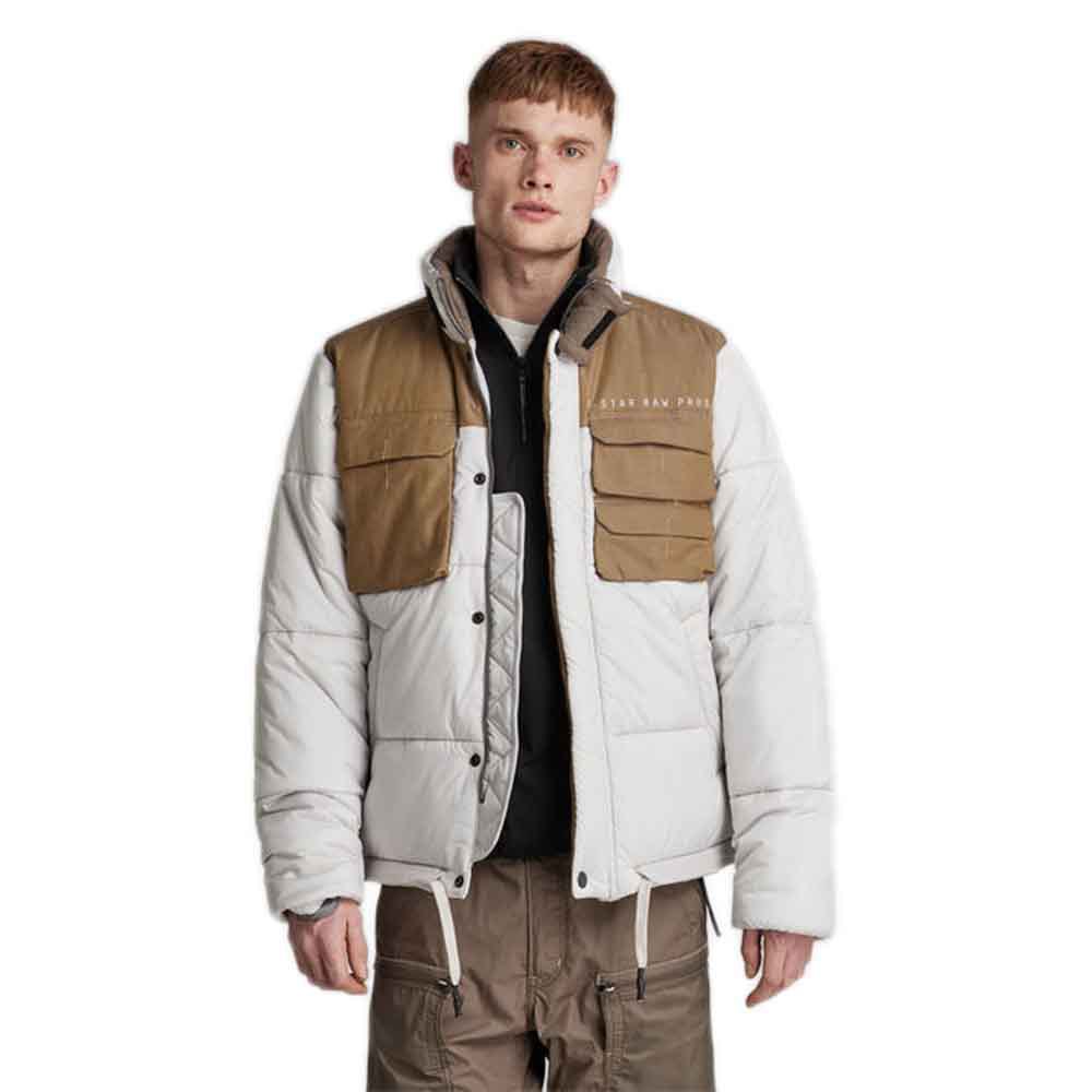 

Куртка G-Star Attac Utility Pm Puffer, бежевый