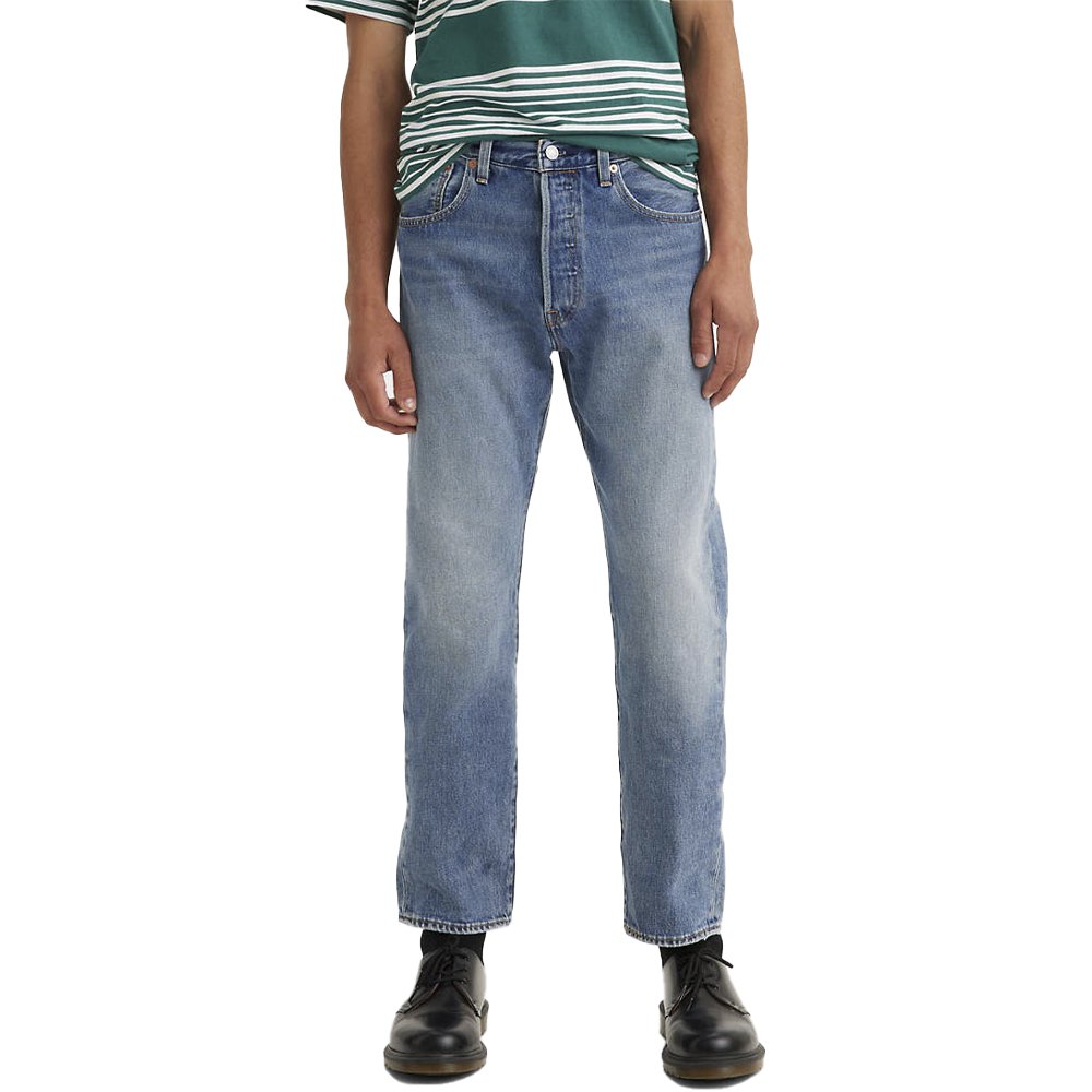 Джинсы Levi´s 501 Crop, синий черные джинсы 501 93 талия levi s
