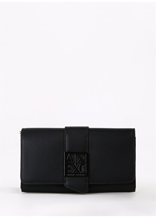 

Черный женский кошелек 25х20х10 см 9484840A87400020 Armani Exchange, черный
