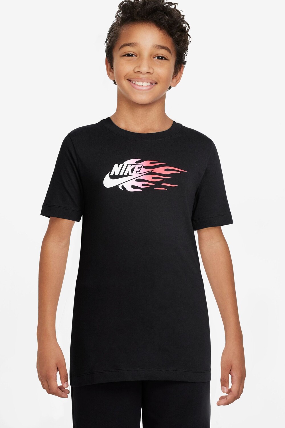 

Футболка с пламенем Nike, черный