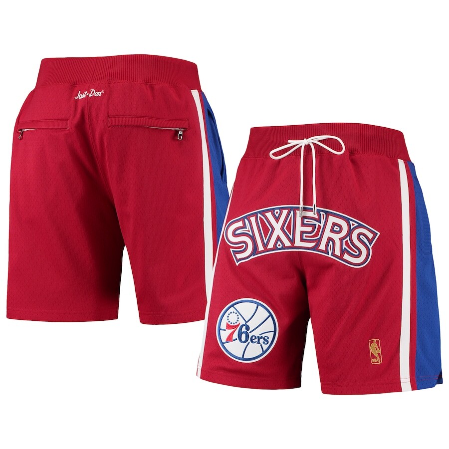 

Шорты Mitchell & Ness Philadelphia 76Ers, красный