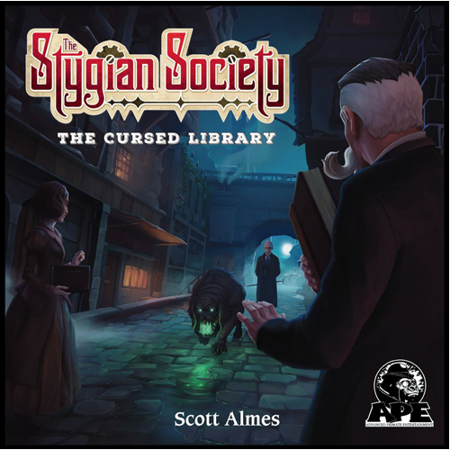 Настольная игра The Cursed Library: The Stygian Society poöf vs the cursed kitty