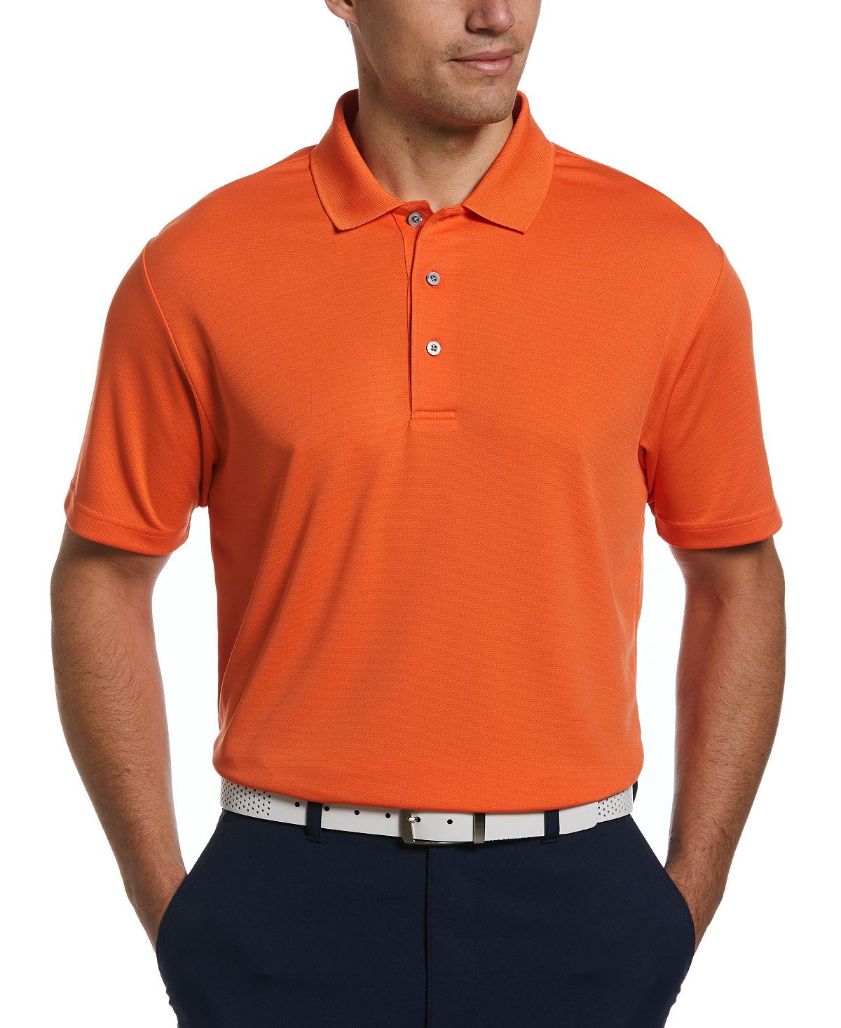 Мужская однотонная рубашка-поло для гольфа Airflux PGA TOUR