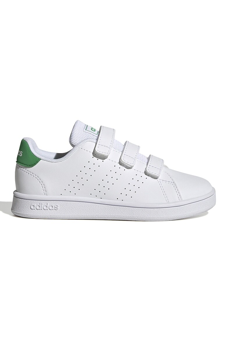 

Туфли Advantage Court из экокожи на липучке Adidas Sportswear, зеленый