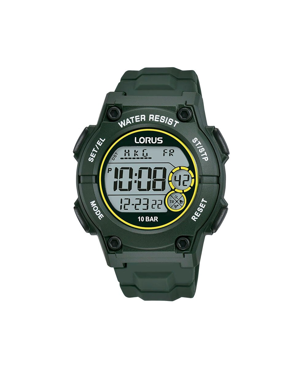 

Мужские часы Sport man R2333PX9 с силиконовым зеленым ремешком Lorus, зеленый