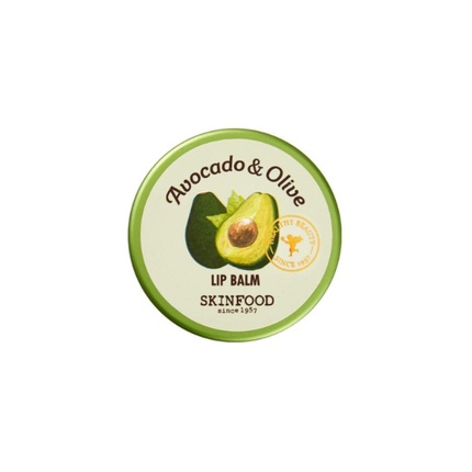 цена Skinfood Бальзам для губ «Авокадо и оливка» 12г
