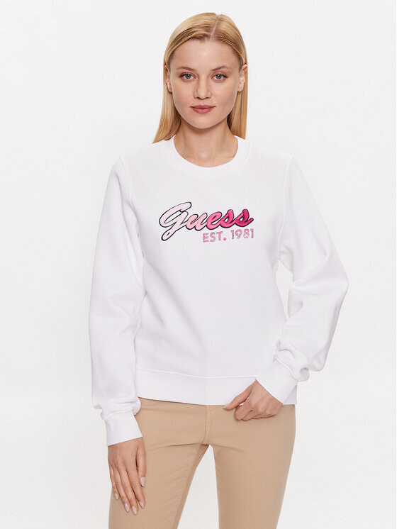 

Толстовка обычного кроя Guess, белый