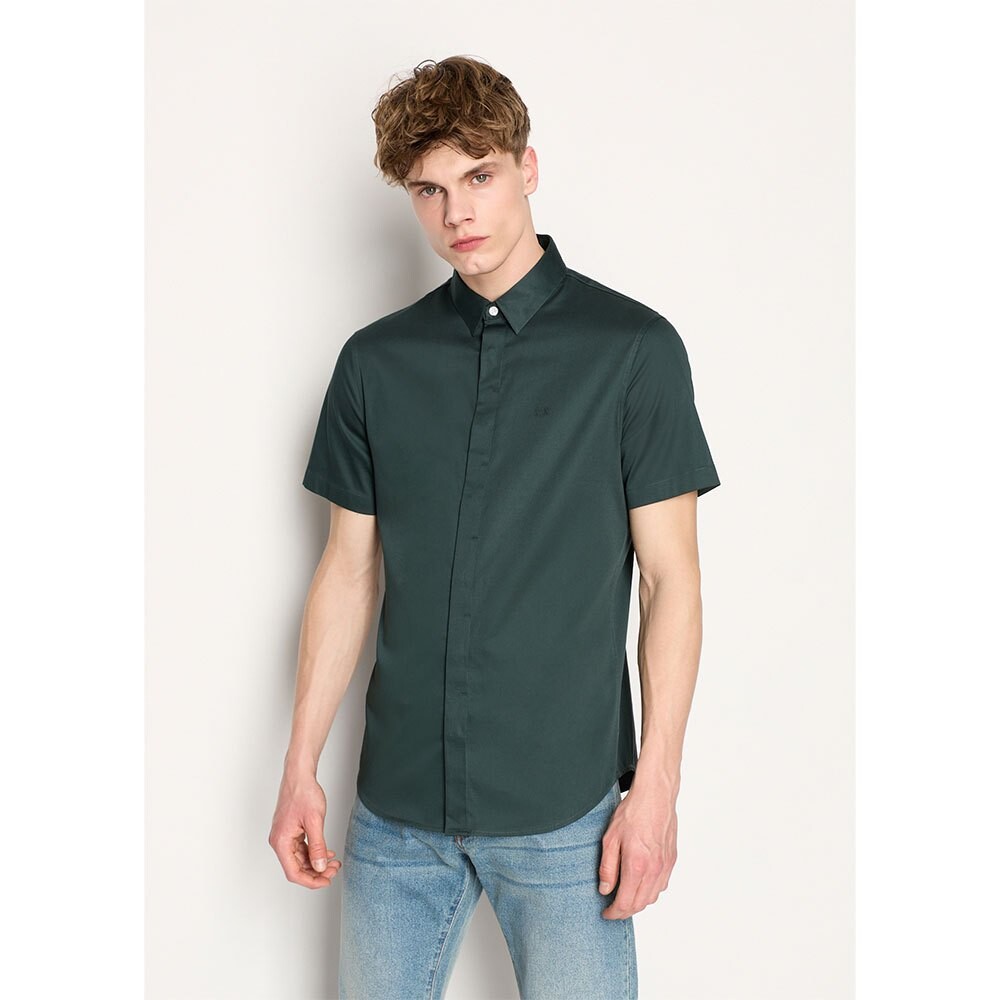 

Рубашка с длинным рукавом Armani Exchange 8NZCBF_ZN10Z, зеленый