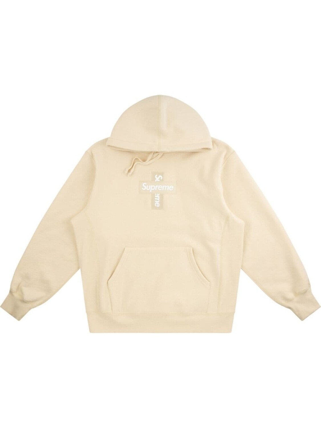 

Худи с логотипом Supreme, бежевый
