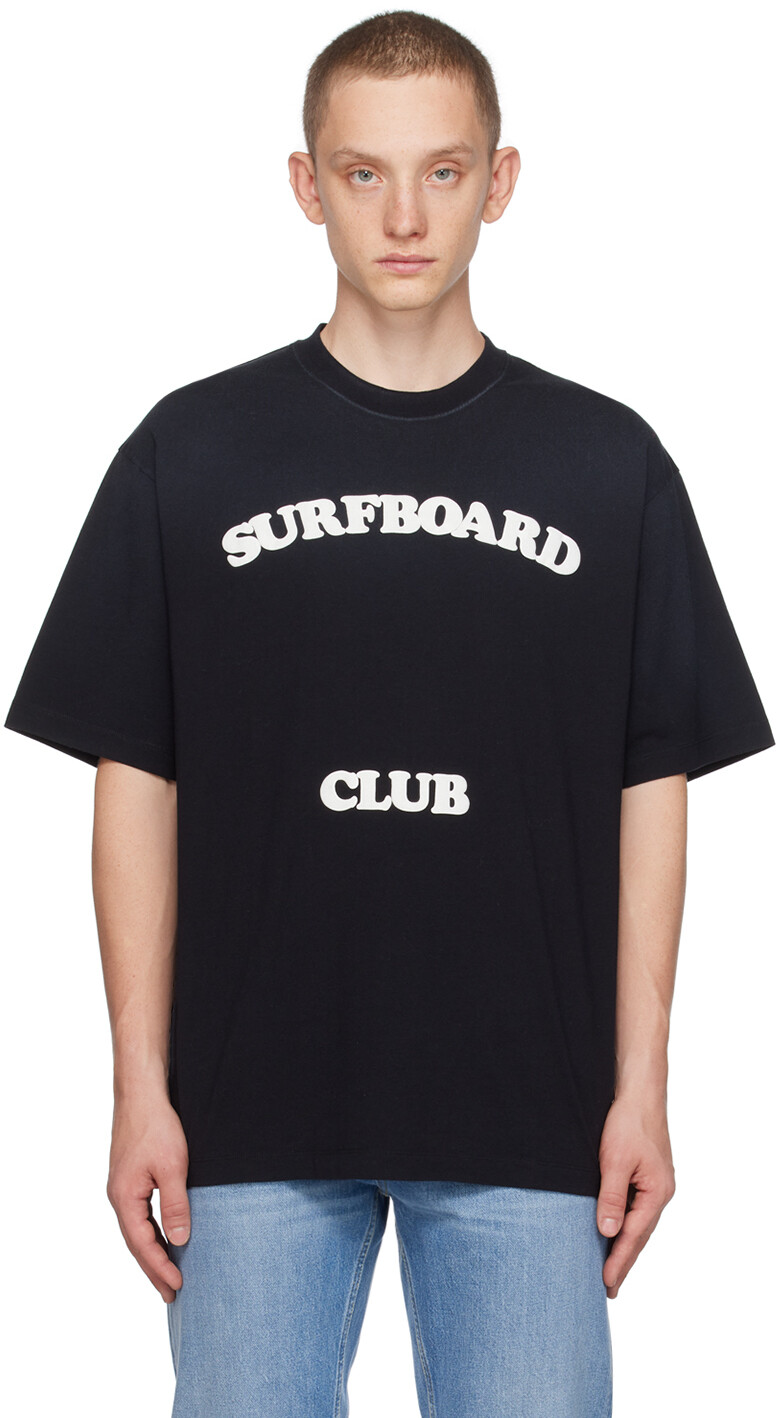 

Черная футболка с принтом Stockholm (Surfboard) Club, Черный