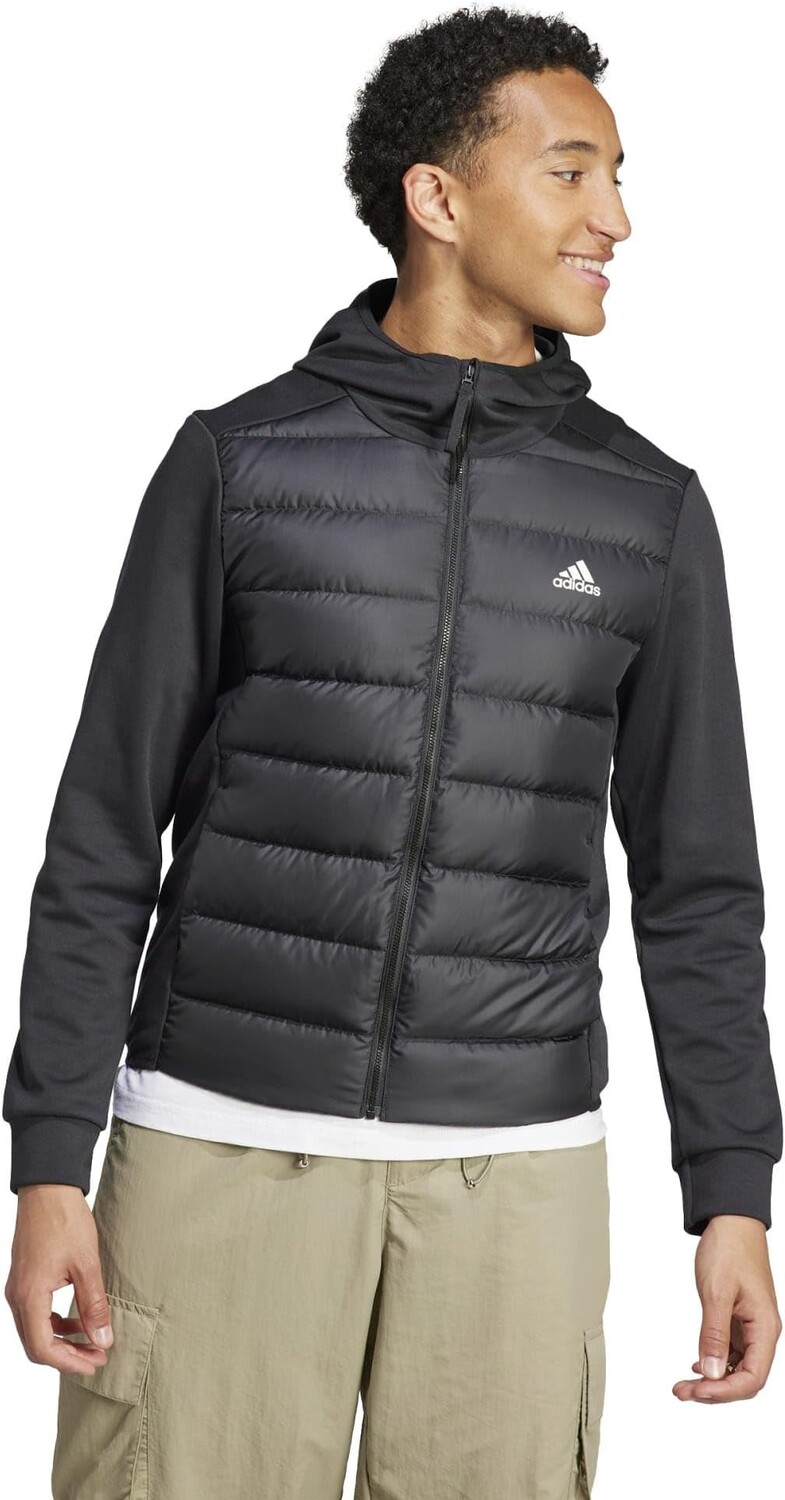 

Пуховик Essentials Hybrid с капюшоном adidas, черный