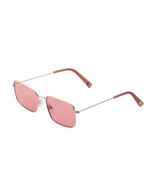 

Солнцезащитные очки 55 мм Juicy Couture, розовое золото/розовый