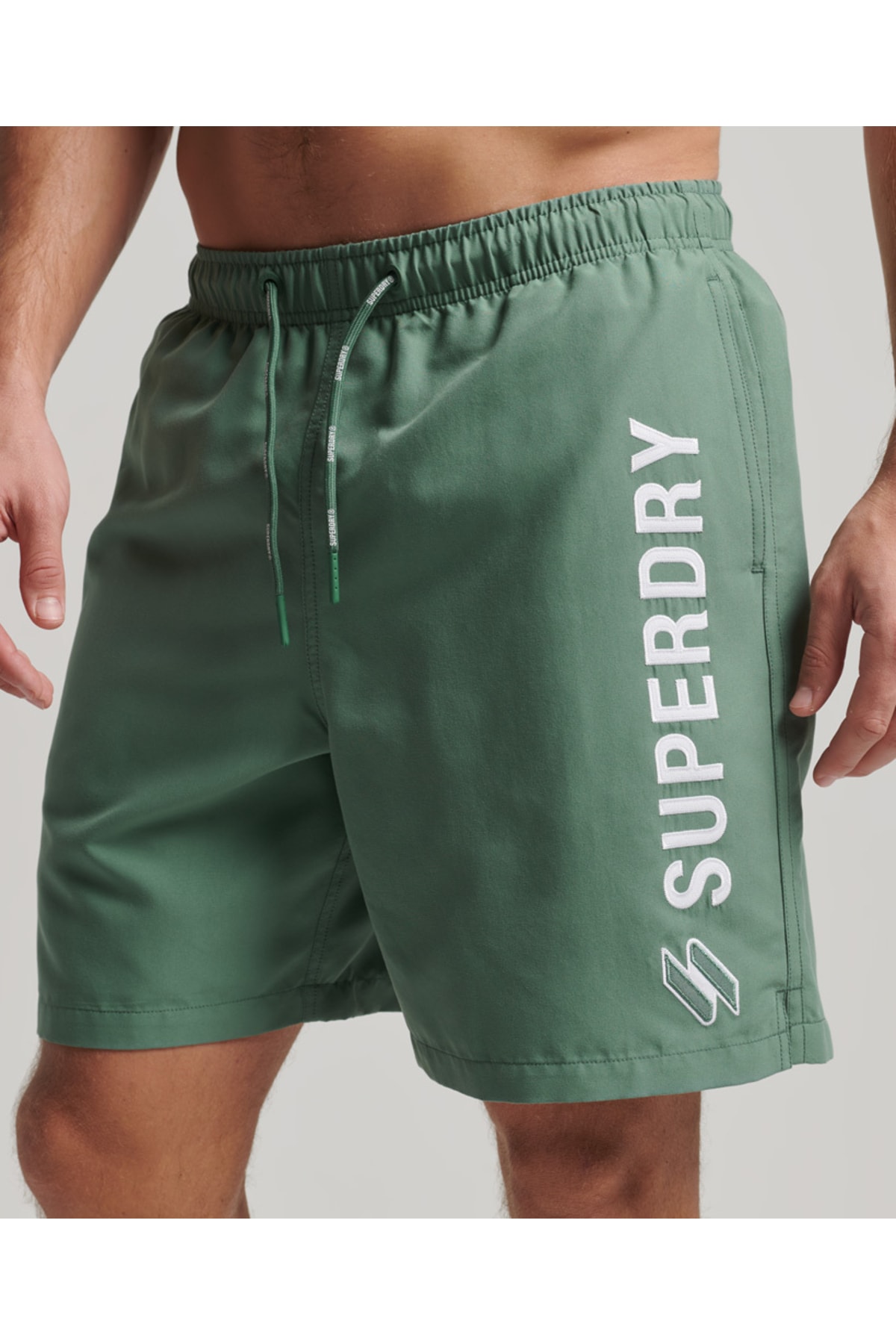 

Шорты для плавания - Зеленый - Слоган SUPERDRY